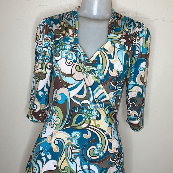 Hollyworld Wrapped Dress Size S - Picture 3 of 7